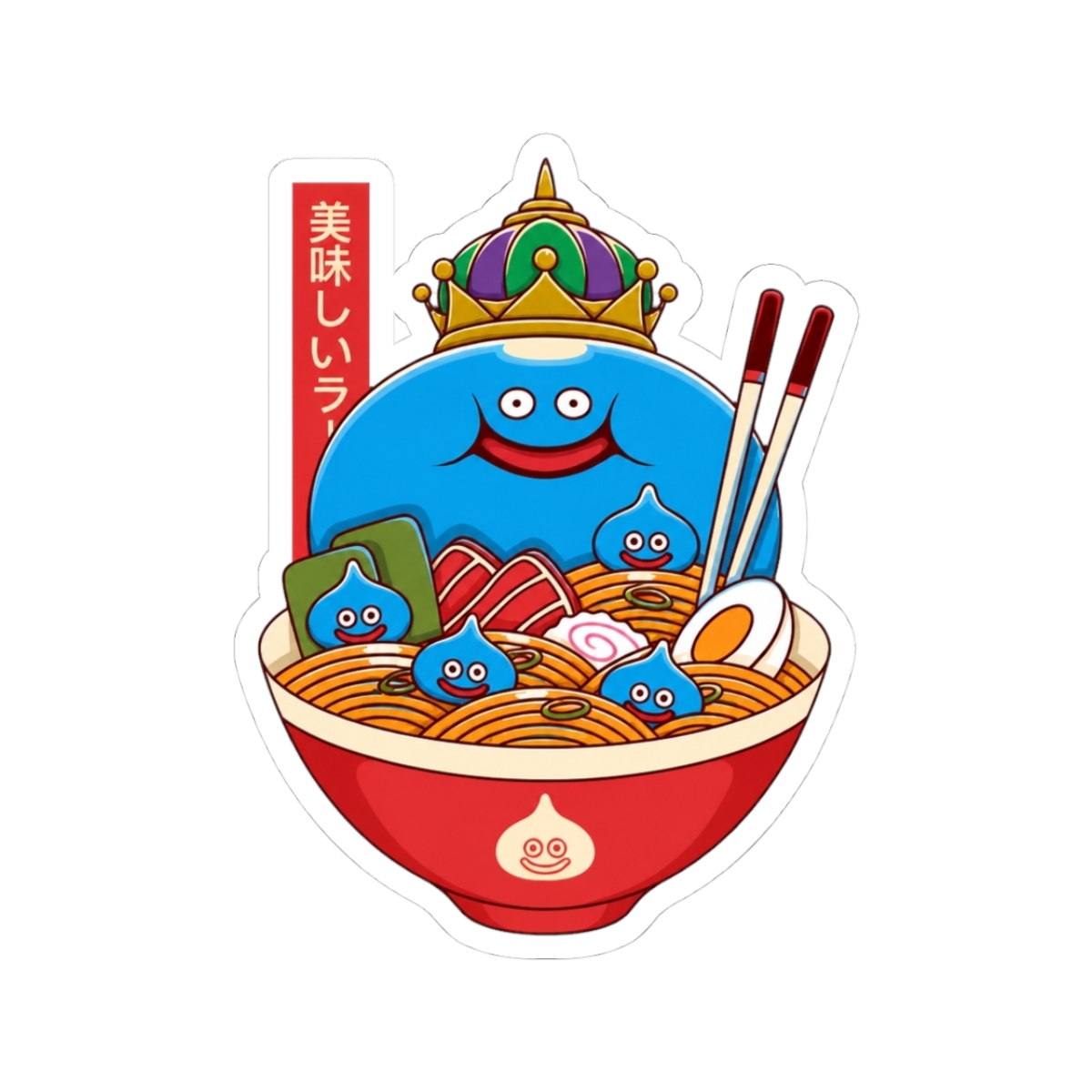King Slime Ramen Sticker | Dragon Quest