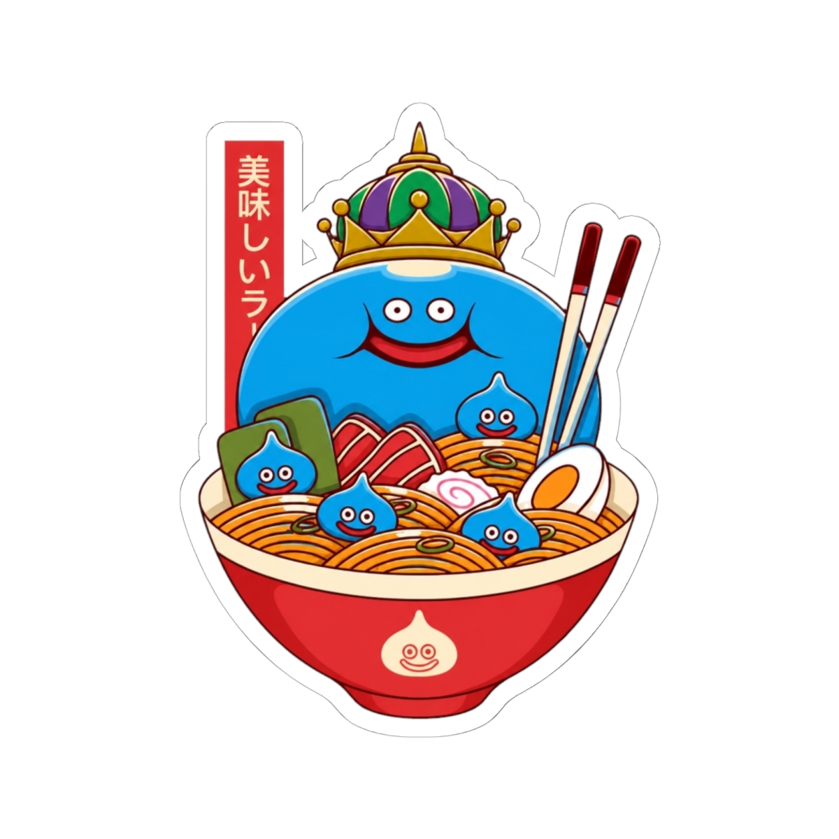 King Slime Ramen Sticker | Dragon Quest