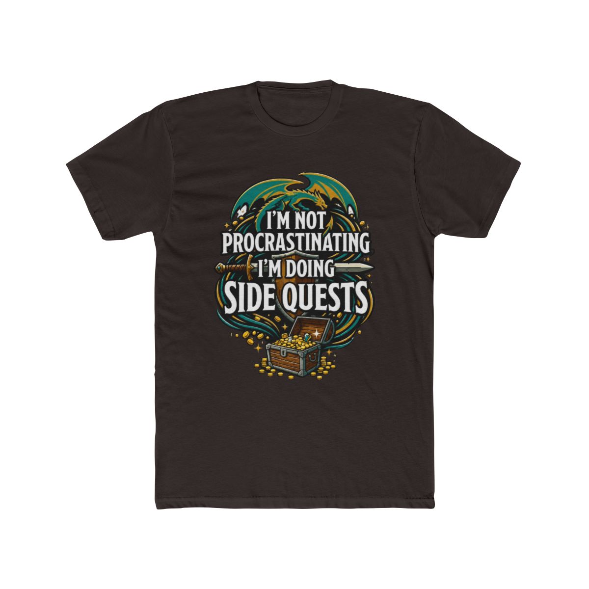 Dragon Quest Treasure Fantasy Art T Shirt - alternate angle 3, merchandise