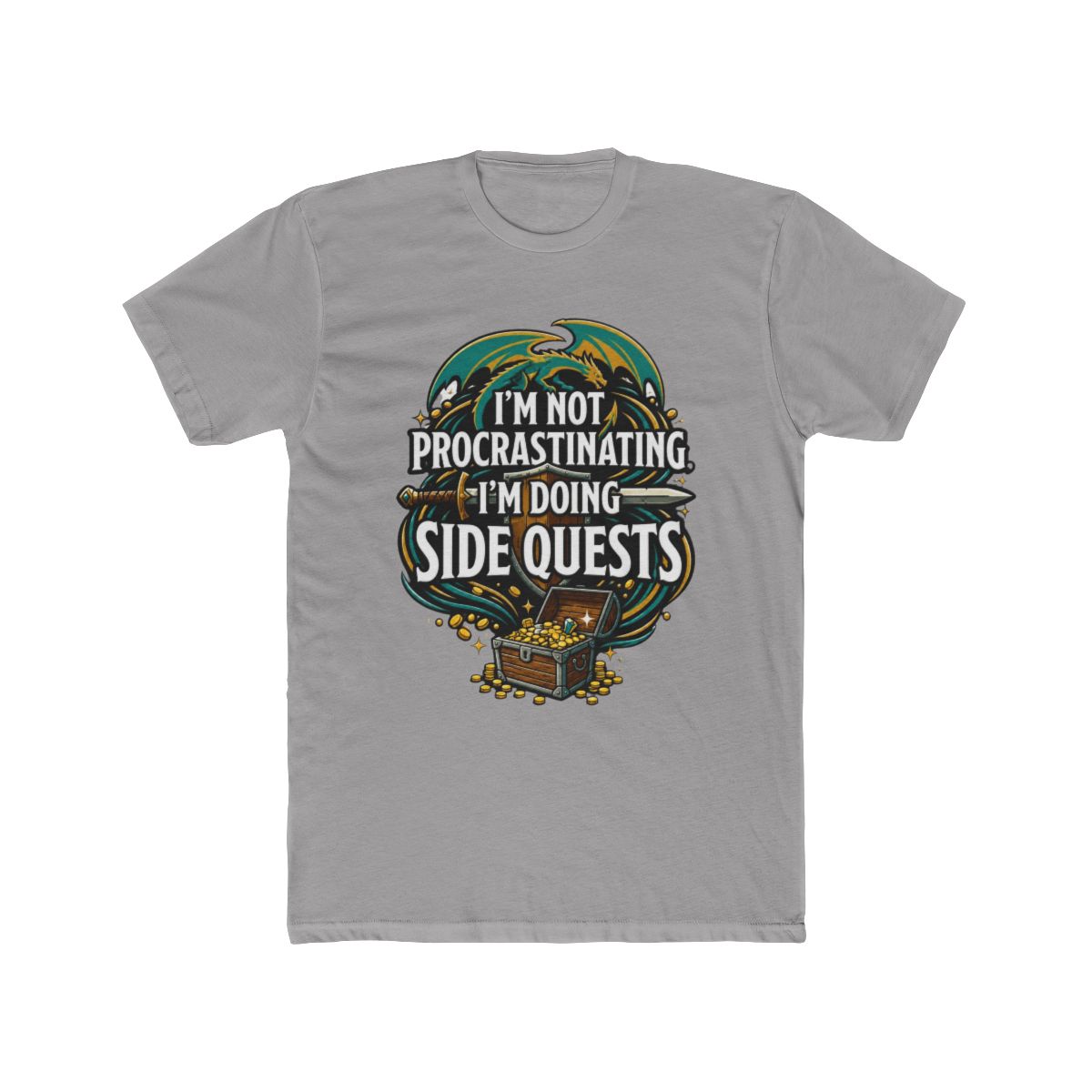 Dragon Quest Treasure Fantasy Art T Shirt - alternate angle 2, merchandise