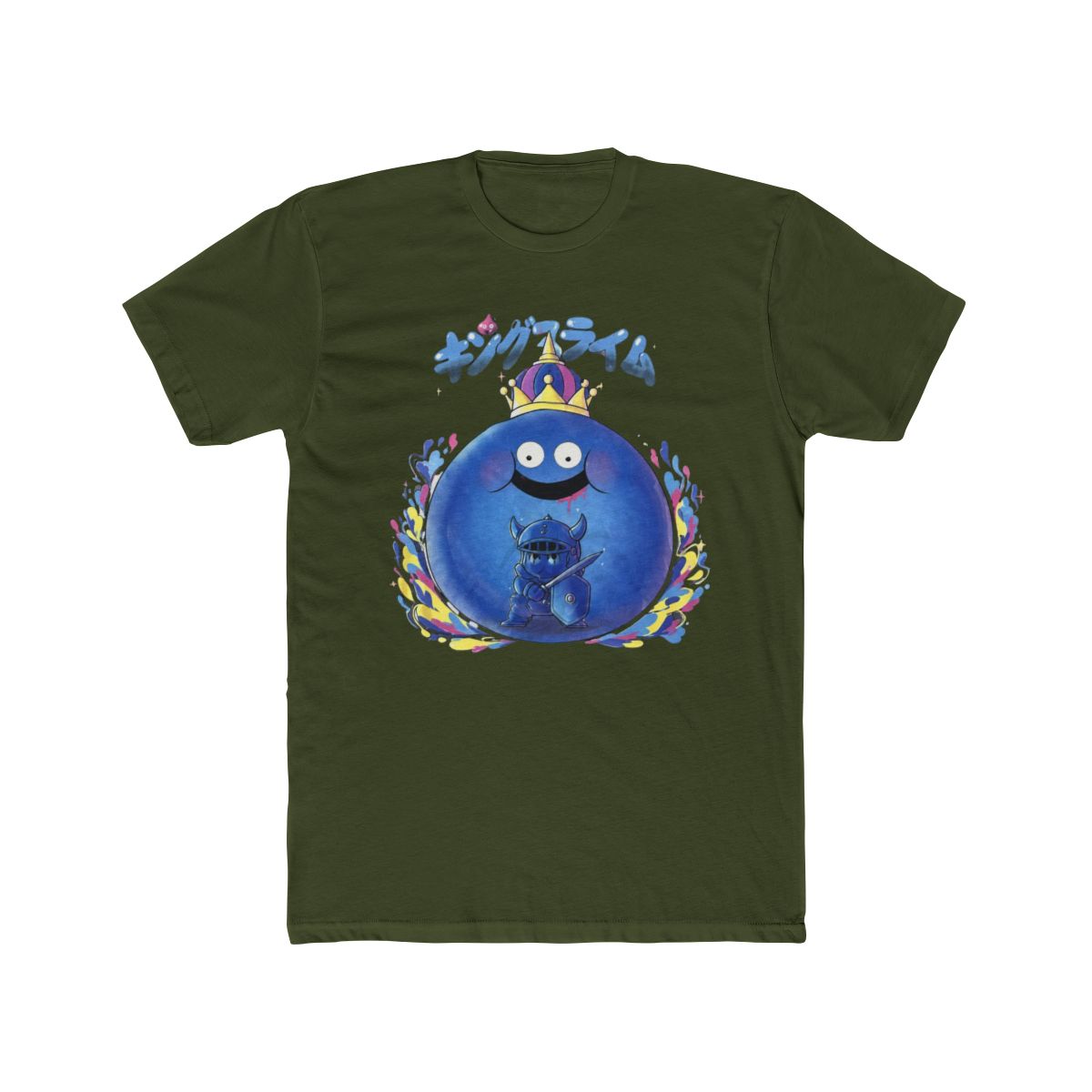 Dragon Quest The Great King Slime Warrior Tshirt Size Medium - alternate angle 5, merchandise