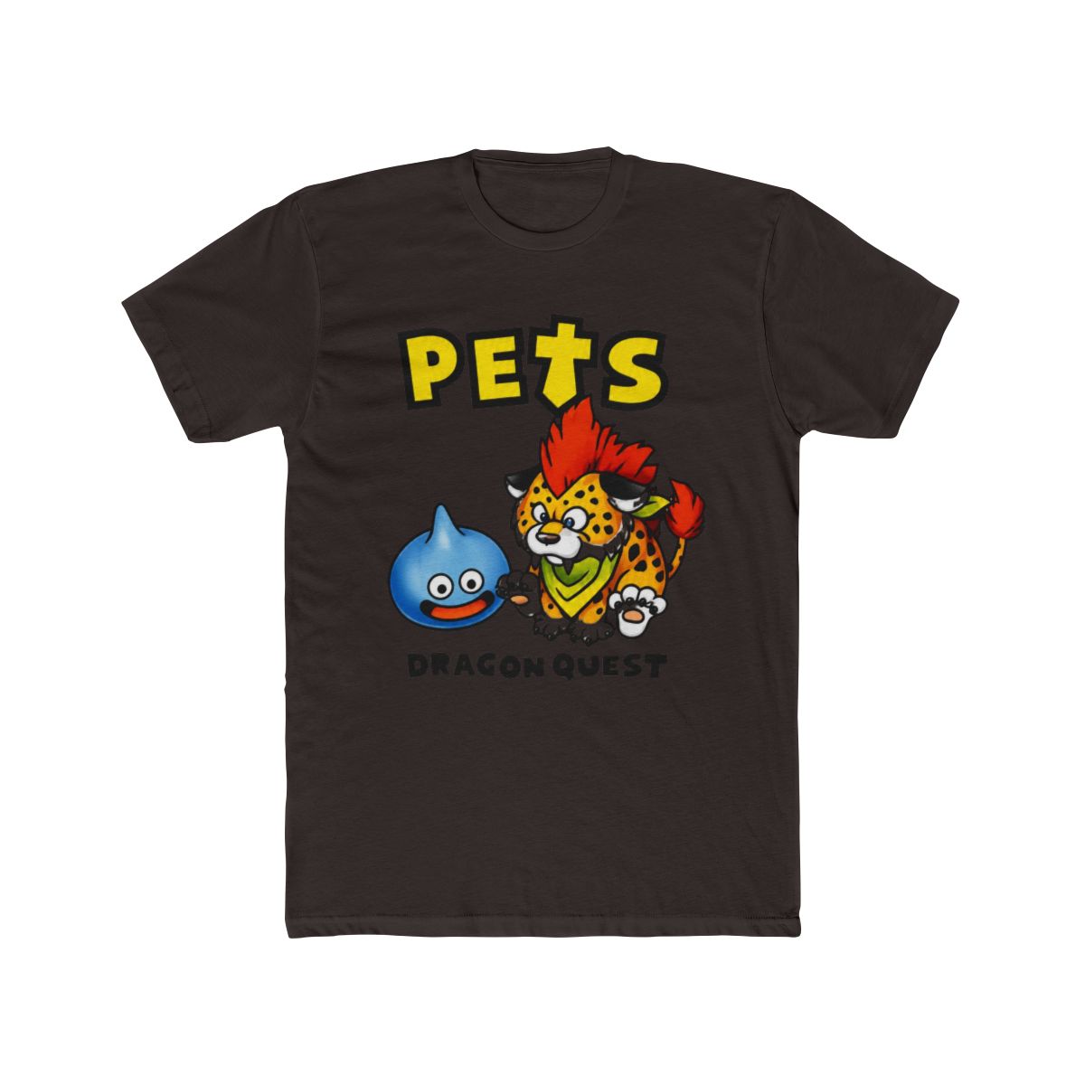 Dragon Quest Pets Slime and Great Sabrecat T Shirt - Dalatshirt Store Online Shopping in USA - alternate angle 2, merchandise