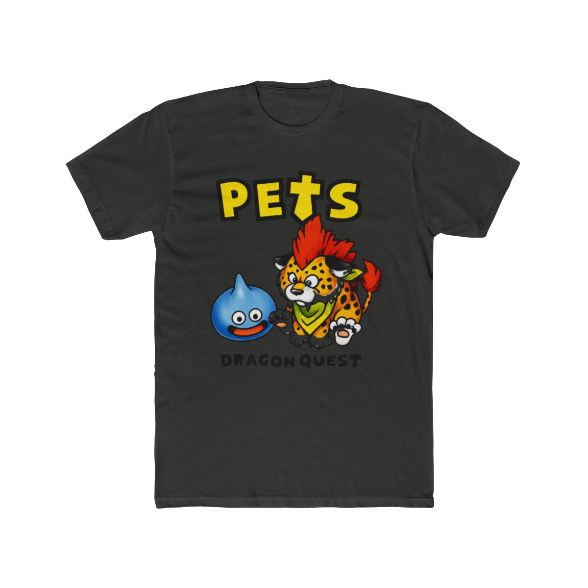 Dragon Quest Pets Slime and Great Sabrecat T Shirt - Dalatshirt Store Online Shopping in USA - alternate angle 5, merchandise