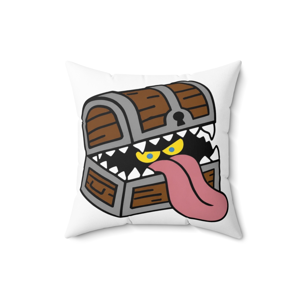 Dragon Quest Cannibox Throw Pillow - alternate angle 2, merchandise